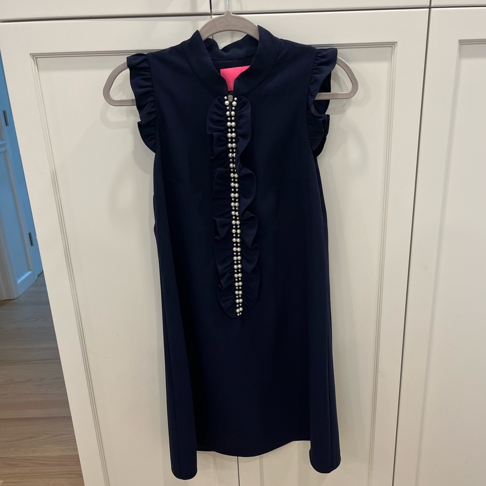 Lilly Pulitzer Ruffle Sleeve Shift Dress